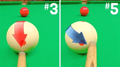 top spin snooker|pool cue ball spin direction.